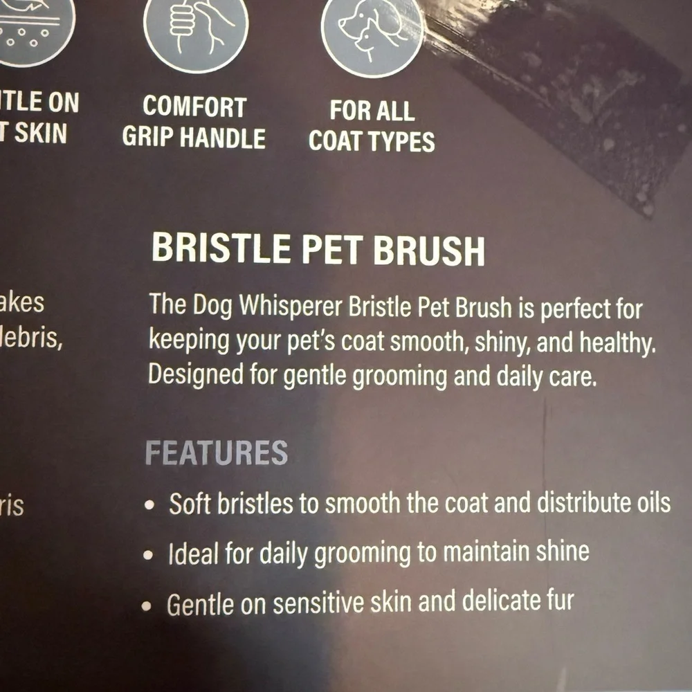 NWT Dog Whisperer Pet Brush Grooming Set for all breeds and all hair types